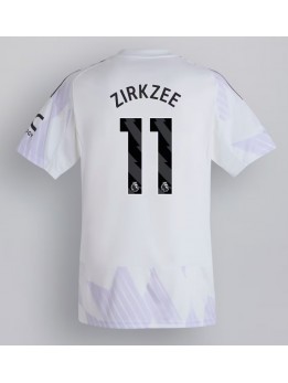 Manchester United Joshua Zirkzee #11 Replika Borta Kläder 2025-26 Kortärmad